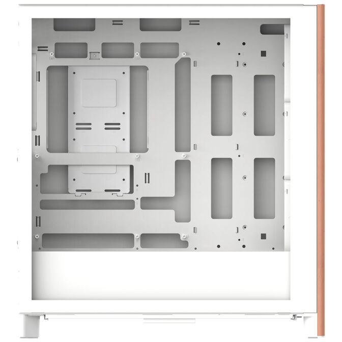Thermaltake S370 WS PC Case, Mid-Tower, E-ATX, Tempered Glass - white image number 9