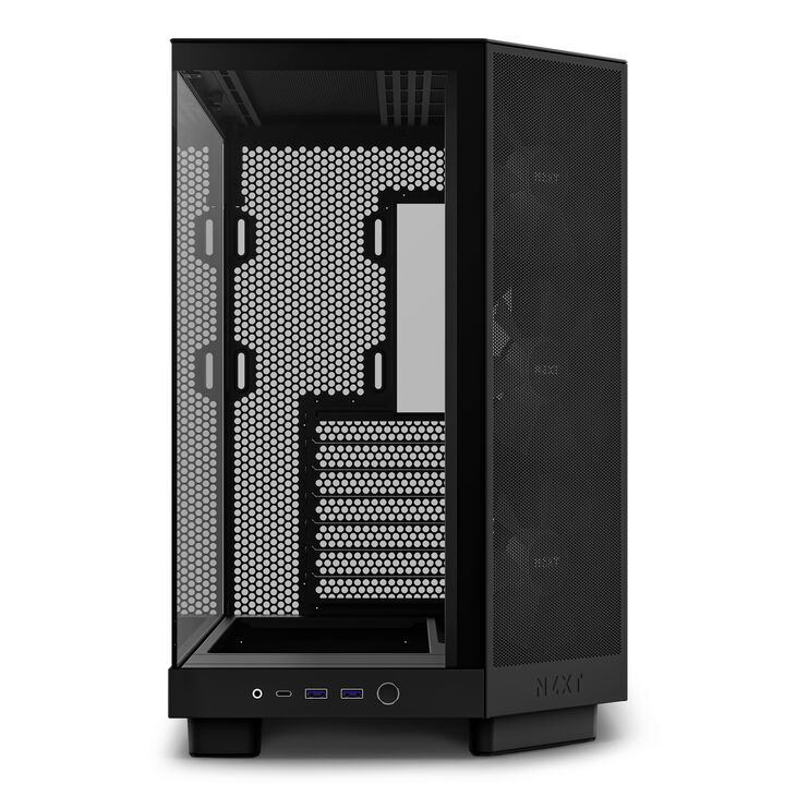 NZXT H6 Flow RGB Midi-Tower - Schwarz image number 3