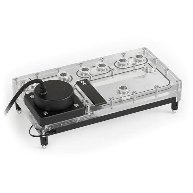 Alphacool Core Distroplate 240 Links V.2 mit D5 Apex Pumpe, f&uuml;r D5/DDC image number 0