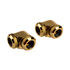 Corsair Hydro X Series XF Hardline Adapter 90 Degree 12mm OD to 12mm OD Hardtube - 2 Pack, gold image number null