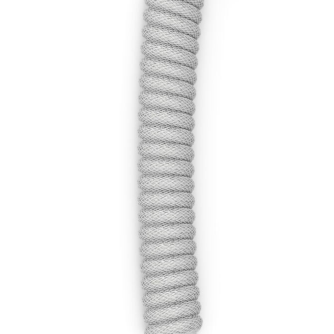 Glorious Coiled Cable Ghost White, USB-C auf USB-A Spiralkabel - 1,37m, wei&szlig; image number 4