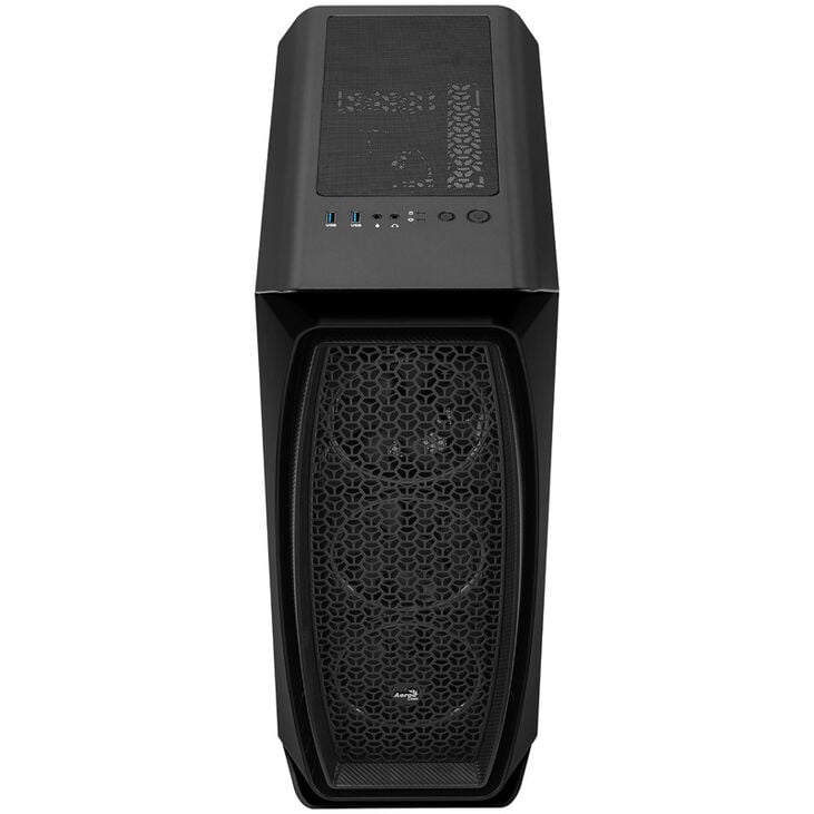 Aerocool Aero One Eclipse Midi-Tower, Tempered Glass - schwarz image number 3