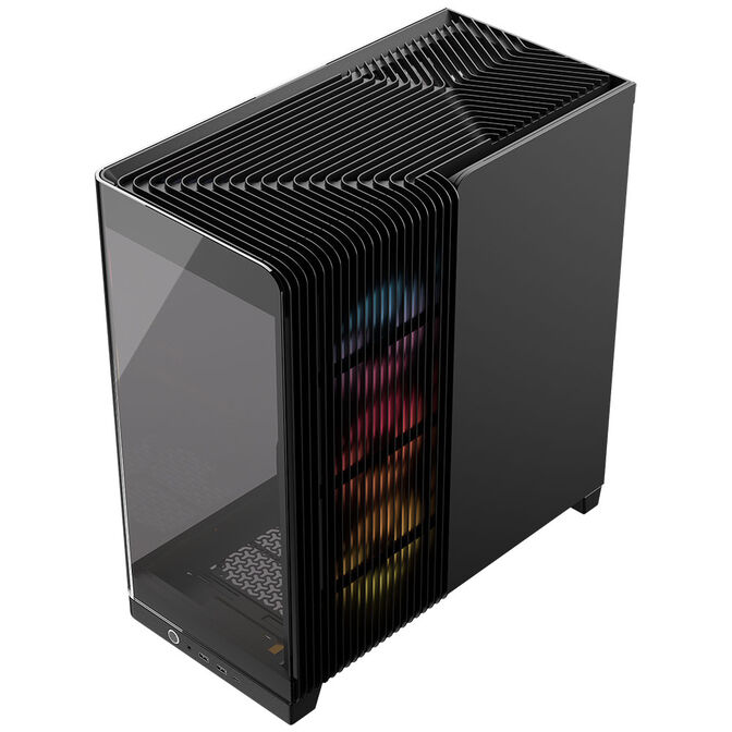 Corsair FRAME 4500X LX-R RGB PC Case, Mid-Tower, E-ATX, Tempered Glass - Black image number 4