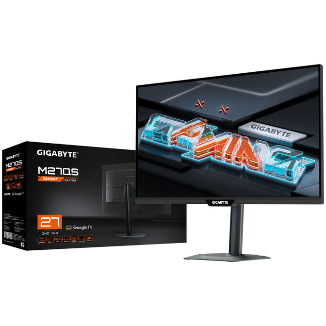 Gigabyte M27QS 27-inch QHD Gaming Monitor, 180Hz, SS-IPS Panel, G-Sync Compatible image number 6