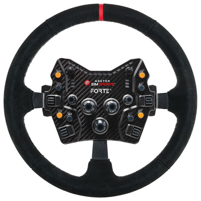 Asetek SimSports GT Rim, gew&ouml;lbt, 340 mm - schwarz, wildleder image number 6