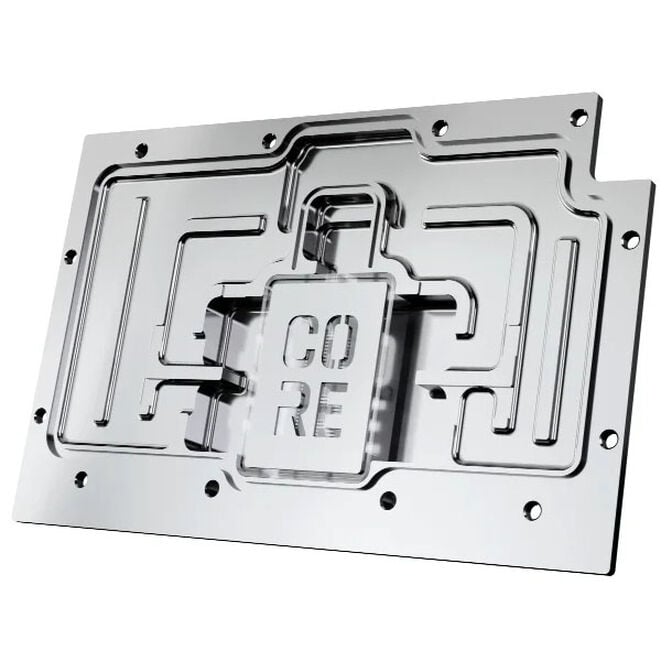 Alphacool Core RX 9070 Quicksilver/Swift GPU Water Block, ARGB, with Backplate - Acrylic image number 4