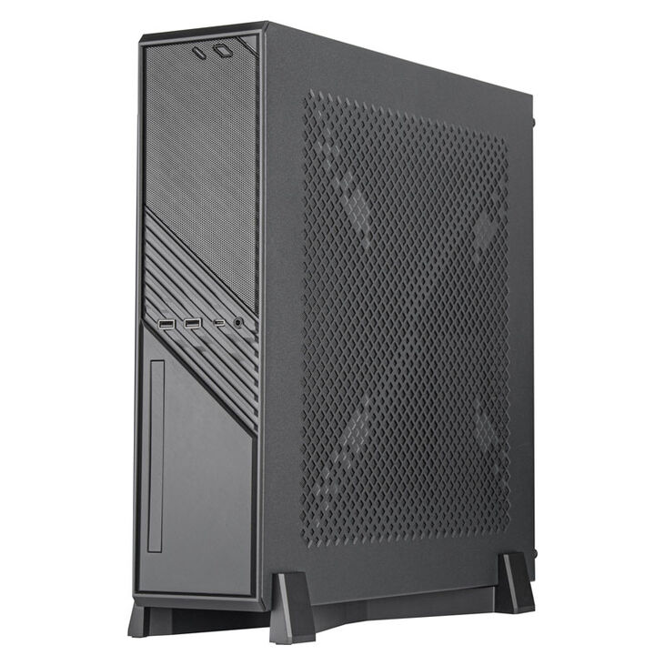 SilverStone SST-ML12B Milo Slim HTPC Micro-ATX Gehäuse - schwarz image number 0