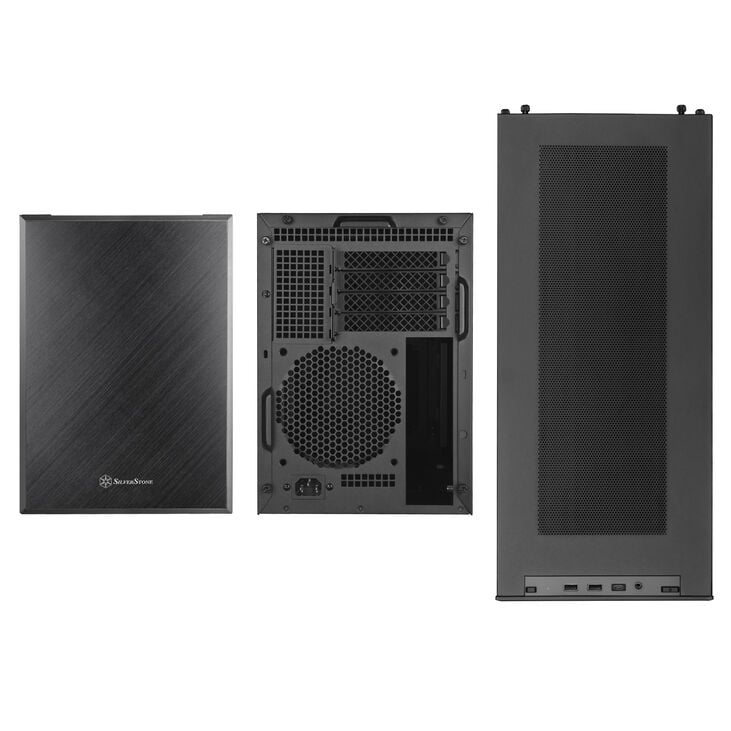 SilverStone SST-SG17B Micro-ATX / Mini ITX Gehäuse - schwarz image number 3