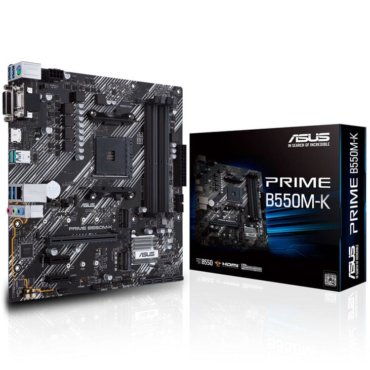 ASUS Prime B550M-K, AMD B550 Mainboard - Sockel AM4 image number 0