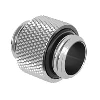 Barrow Adapter gerade G1/4 Zoll AG auf G1/4 Zoll AG, 10mm - silber
