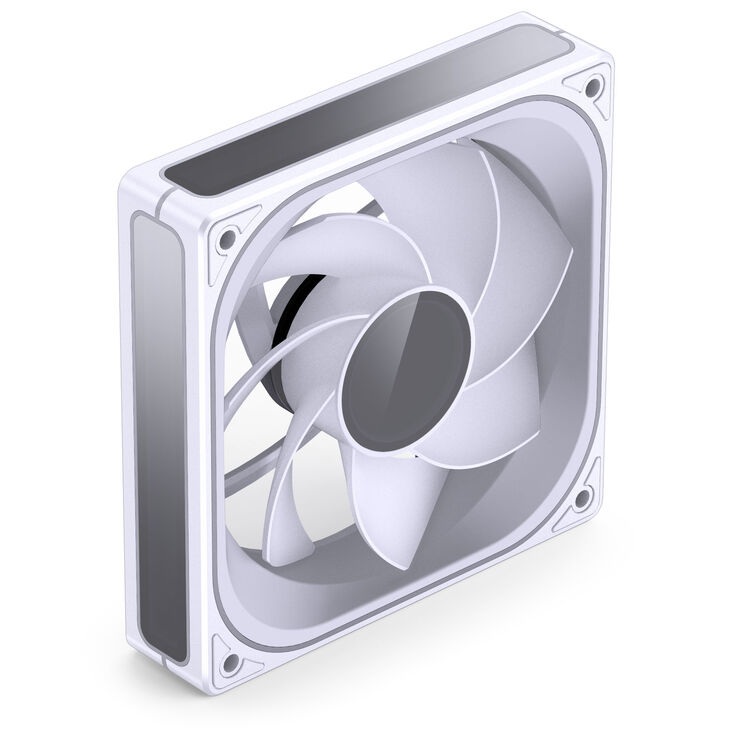 Jonsbo ZB-120 Fan, Reverse Blade, PWM, ARGB - 120mm, white image number 1
