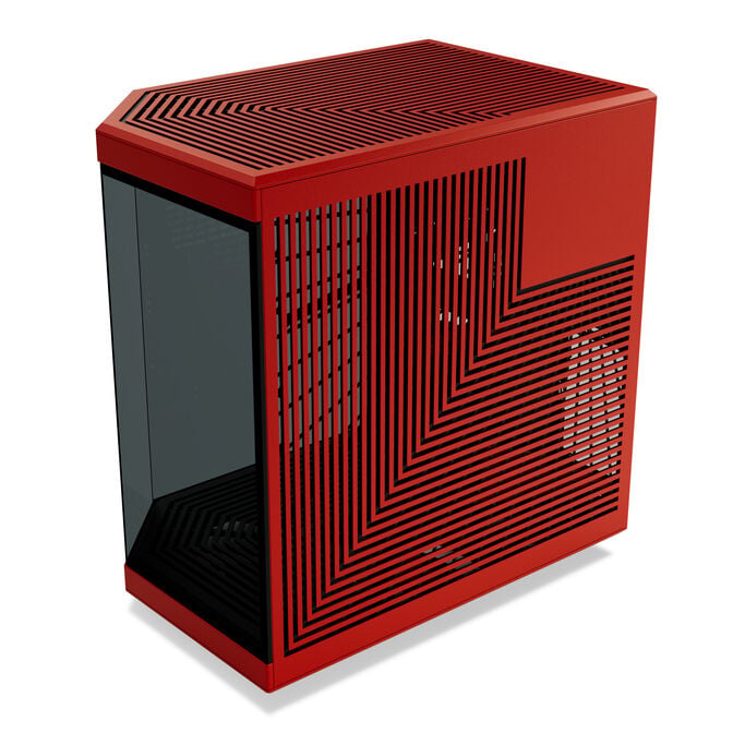 Hyte Y70 PC Case, Mid Tower, Standard - Black / Red image number 5