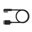 Corsair iCUE LINK Cable Connector 90 Degree - Black, 60 cm image number null