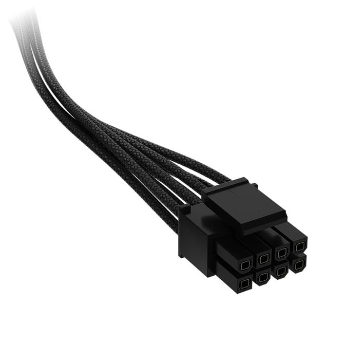 Corsair cable, Type 4, EPS/ATX12V, 8-pin (4+4), 750mm, individually sleeved - black image number 1
