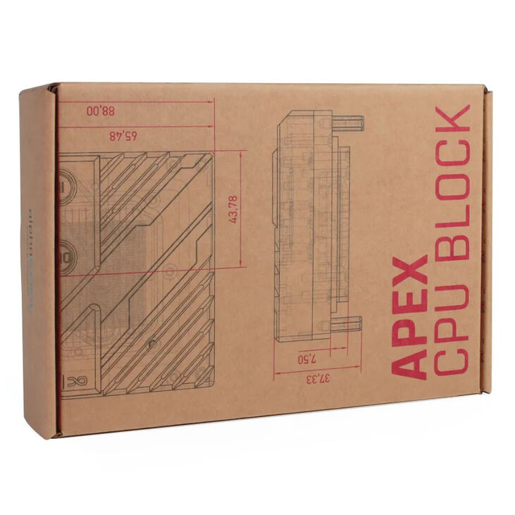 Alphacool Apex 1 CPU cooler, AM5 socket, ARGB - black image number 7