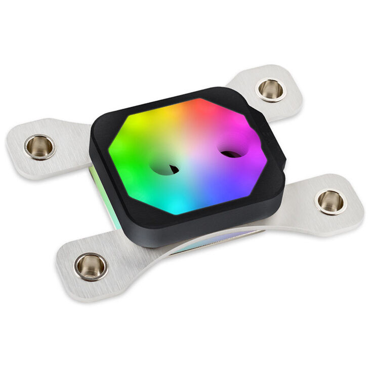 Aqua Computer cuplex kryos NEXT RGBpx AM4/AM5 - Acetal + 925 silver, black image number 0