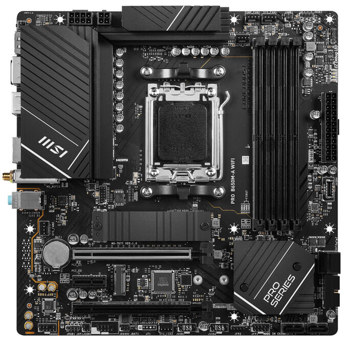 MSI Pro B650M-A WiFi, Sockel AM5, AMD B650M, Micro-ATX - DDR5 image number 2