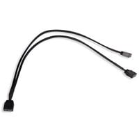 Alphacool Y-Splitter aRGB 3-Pin auf 2x 3-Pin 30cm - schwarz
