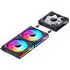 Jonsbo ZK-120BR ARGB Reverse Blade PWM Lüfter, 120mm, 3er-Pack - schwarz image number null