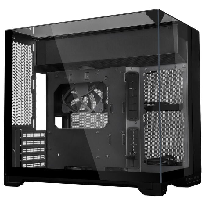 Lian Li O11 Vision-M PC-Geh&auml;use, Micro-ATX, Tempered Glass - schwarz image number 0