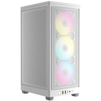 Corsair iCUE 2000D Airflow Mini-ITX Gehäuse, RGB - weiß