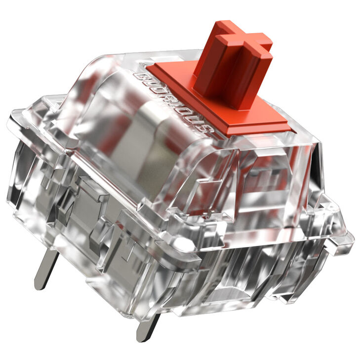 Glorious Fox Switches, Mechanical, 3-Pin, Linear, MX-Stem, 45g - 110 Pieces image number 2