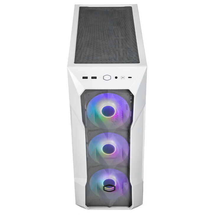 Cooler Master TD500V2 Mesh Midi-Tower ARGB, Tempered Glass - weiß image number 3