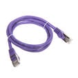 InLine Patch Cable Cat.6, S/FTP (PiMf), 250MHz, violet - 1m image number null