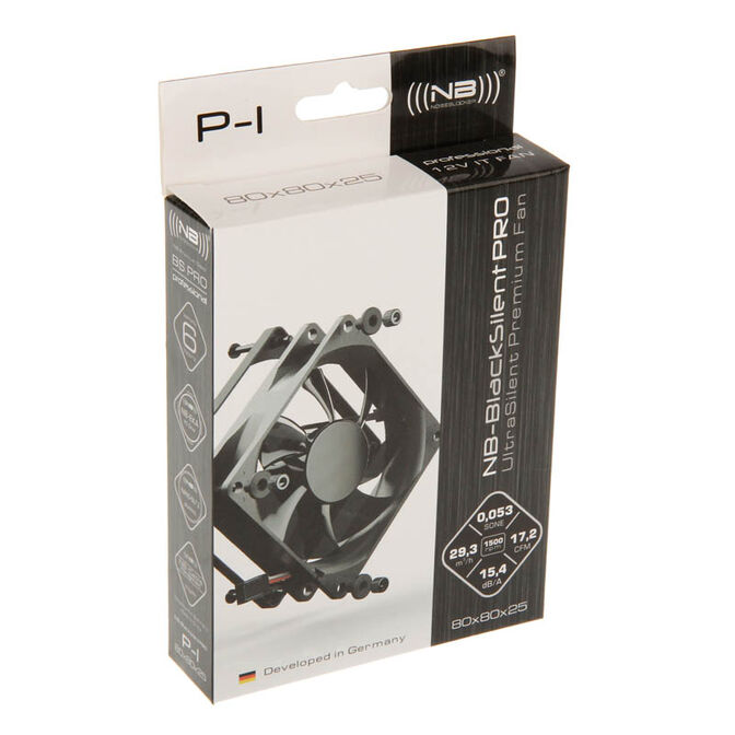 Noiseblocker BlackSilent Pro Fan P-1 - 80mm image number 4