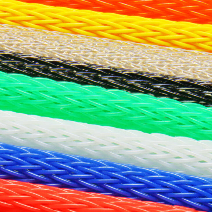 Techflex F6 Sleeve 6,4mm - transparent/weiß, 1m image number 3