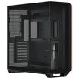APNX V1 PC Case, Mid Tower, ATX, Tempered Glass &ndash; Wood, Black image number null