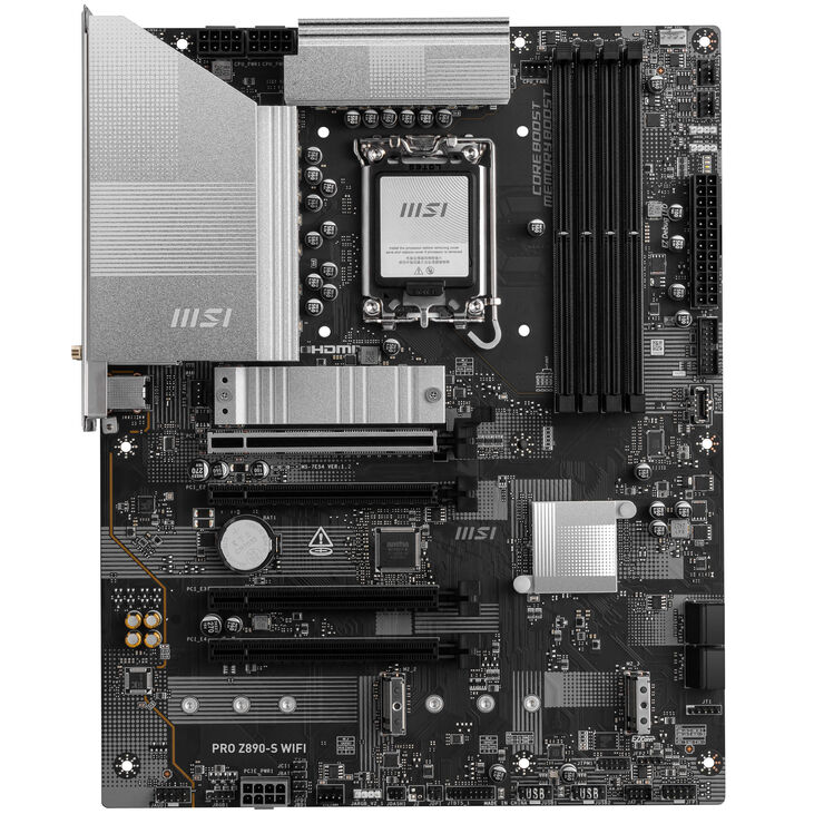 MSI PRO Z890-S WIFI Mainboard, Sockel 1851, Intel Z890, ATX, DDR5 image number 2
