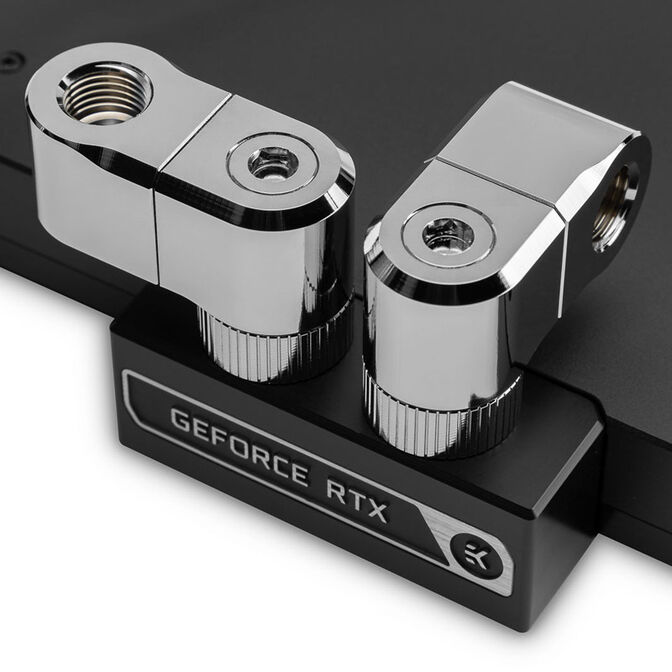 EK Water Blocks EK-Quantum Torque G1/4 inch double extension offset MF 28 - nickel image number 4