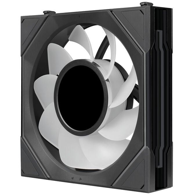 Lian Li UNI FAN SL-INF LCD FLEX Wireless Fan, ARGB and LCD - Reverse Blade, 120mm, black, 3-pack with controller image number 3