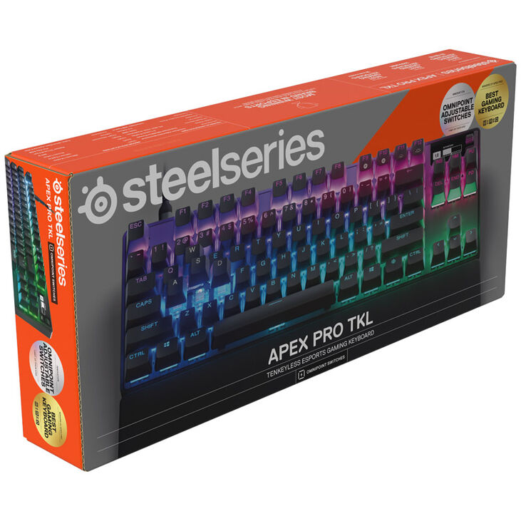 SteelSeries Apex Pro TKL (2023) Gaming Tastatur, OmniPoint 2.0 - schwarz image number 7