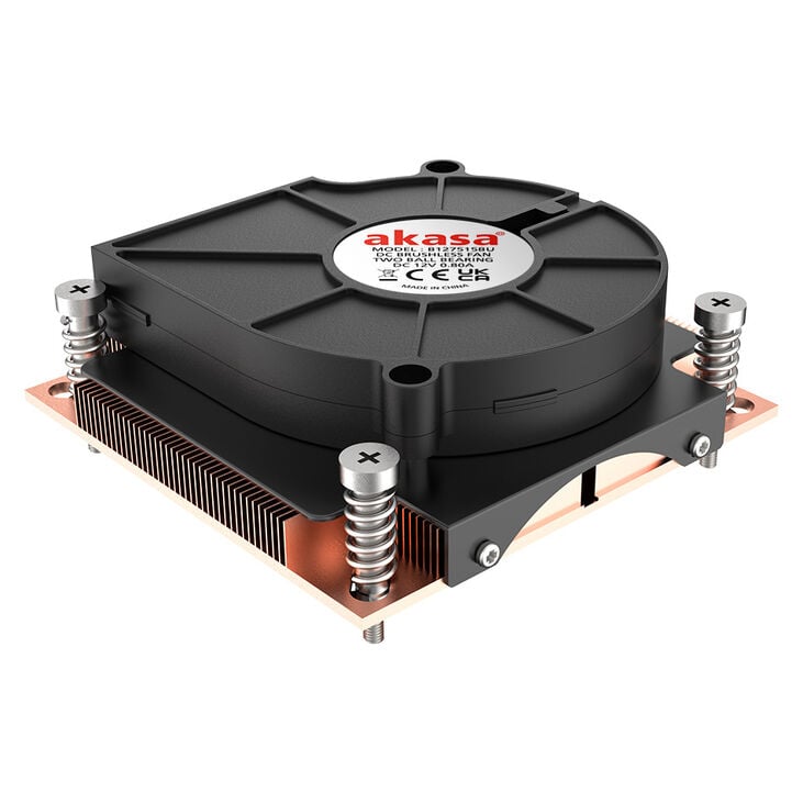 Akasa AK-CC7401BT01 1U Low Profile CPU-Kühler - Sockel LGA 1700 image number 1