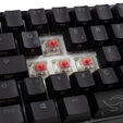 Ducky One 2 Pro Mini Gaming Keyboard, RGB LED - Cherry Silent Red image number null