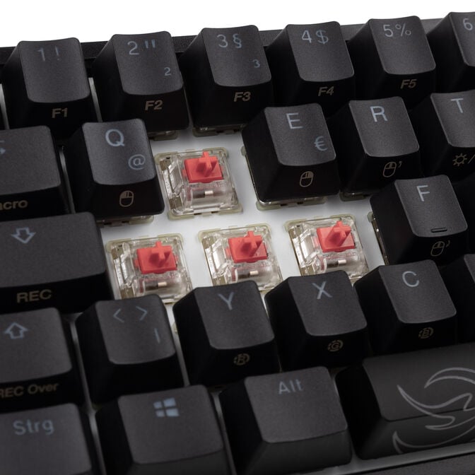 Ducky One 2 Pro Mini Gaming Keyboard, RGB LED - Cherry Silent Red image number 7
