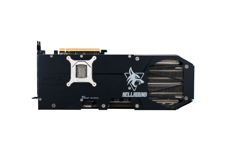 PowerColor Hellhound Radeon RX 9070 XT OC Graphics Card, 16384 MB GDDR6 image number 5