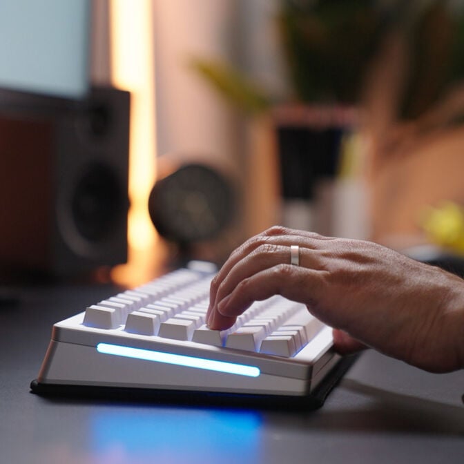 Glorious Keyboard Mat, Stitched &ndash; 75%, Black image number 2