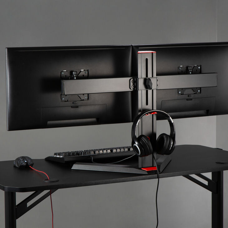 Alterzone Pro Duo Gaming Monitorhalterung, Schwarz image number 9