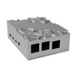 Akasa Aluminium Geh&auml;use f&uuml;r Raspberry Pi 4B mit Thermal-Kit - silber image number null