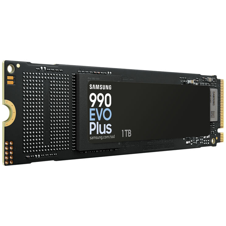 Samsung 990 Evo Plus NVMe 2.0 SSD, PCIe 4.0 x4 / 5.0 x2, Type 2280 - 1 TB image number 1