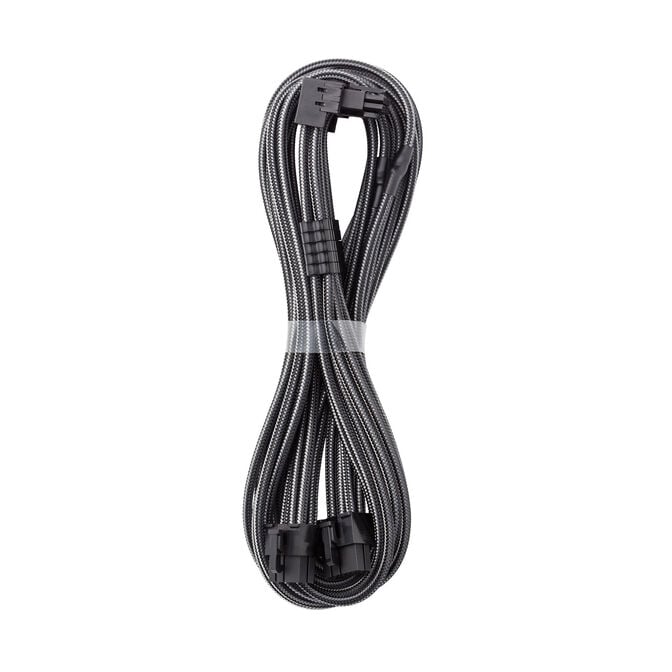 CableMod C-Series Pro Anschlusskabel - Variante A, 90&deg;, 16-Pin zu 2x 8-Pin PCIe, carbon image number 0