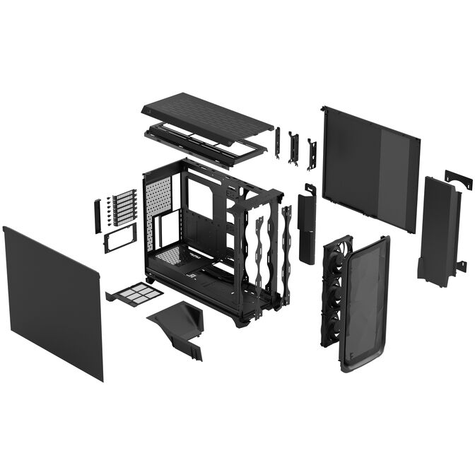 Fractal Design Meshify 3 XL Solid PC Case, Full Tower, E-ATX - Black image number 12