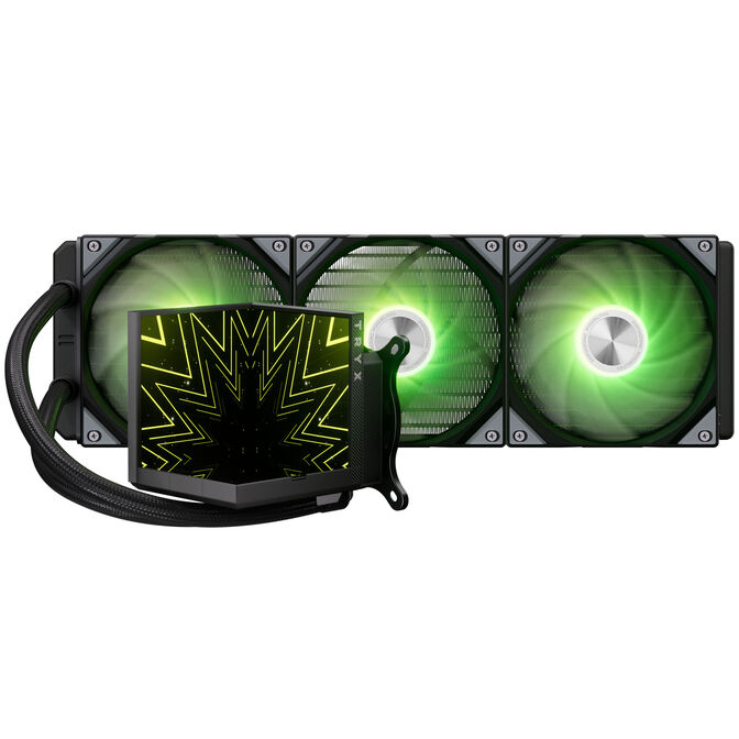 TRYX STAGE ARGB 360 AiO-Wasserk&uuml;hlung, Dual-IPS-Display - 360mm, schwarz image number 1