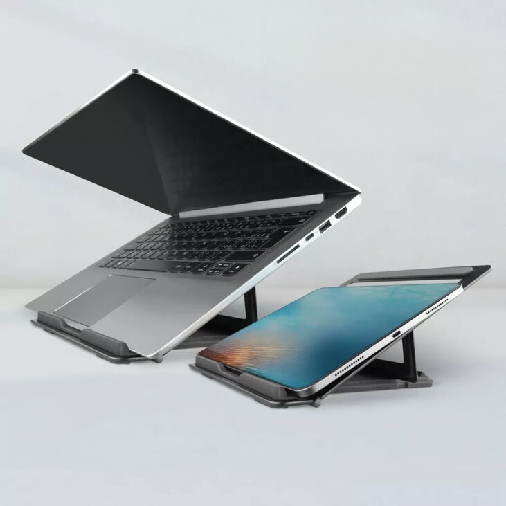 AXAGON STND-L Laptopständer, 10-16 Zoll - Aluminium, grau image number 4