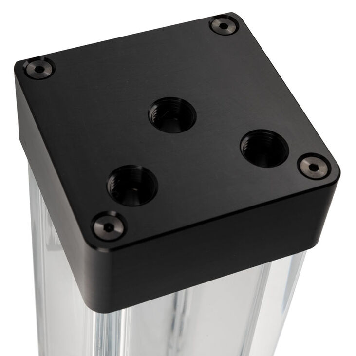 Bitspower Premium Cubiod Ausgleichsbehälter 150 mm - Acryl image number 4