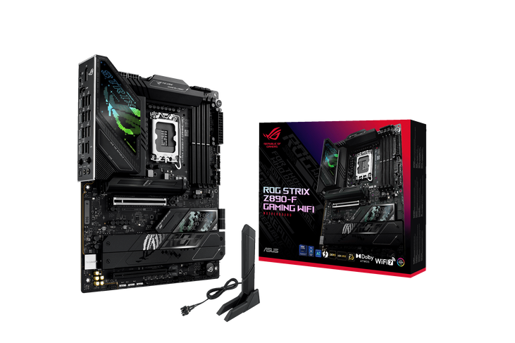 ASUS ROG STRIX Z890-F Mainboard, Sockel LGA 1851, Intel Z890, ATX, DDR5 image number 0