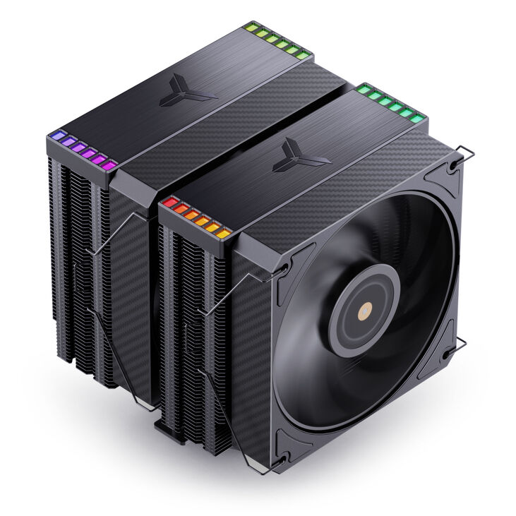 Jonsbo HX6280 CPU cooler, PWM, RGB - 130mm, black image number 0